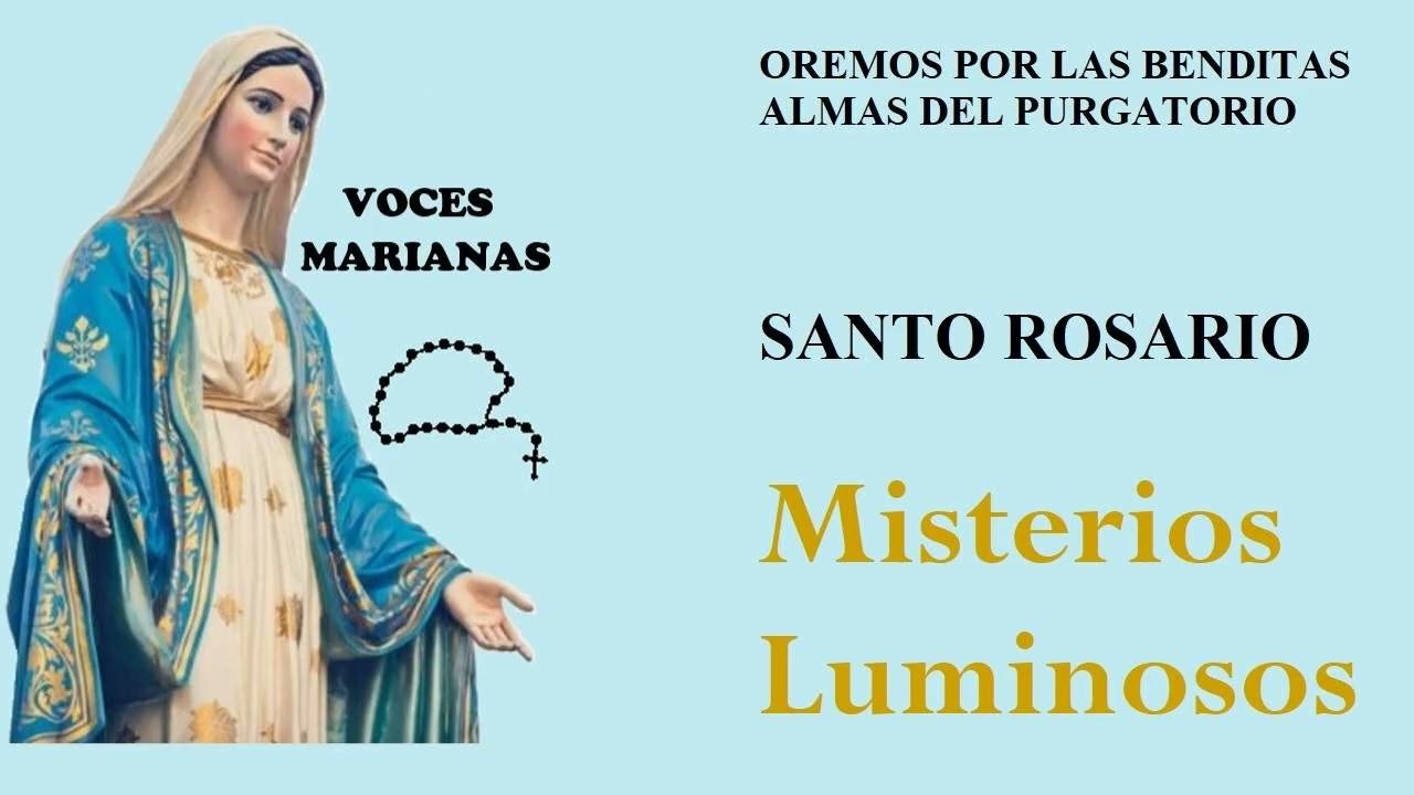 SANTO ROSARIO DE HOY Jueves 12 marzo 2026 | Misterios Luminosos