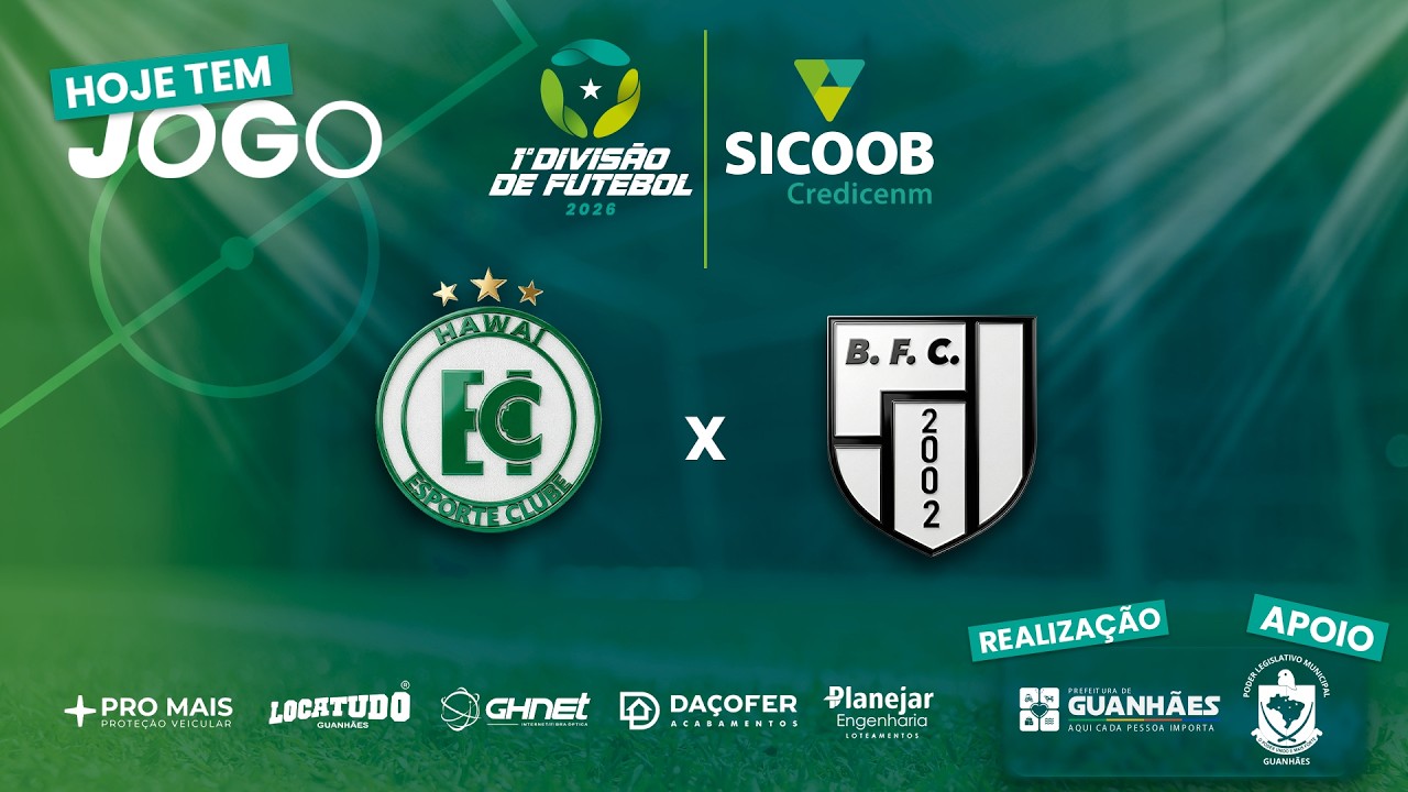 1ª DIVISÃO DE FUTEBOL SICOOB CREDISCENM - HAWAÍ X BARREIRA