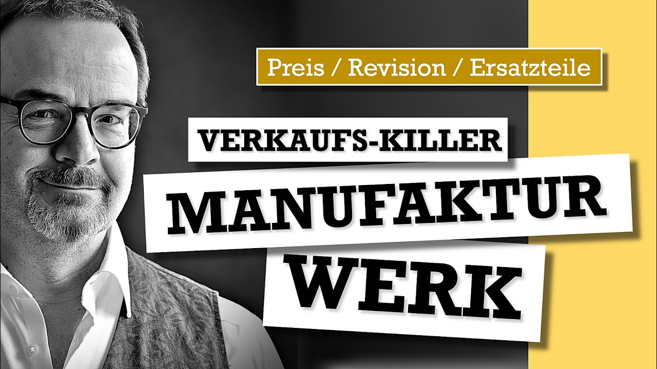Verkaufs-Killer Manufakturwerk - Wird Uhrmacherkunst zum Boomerang?