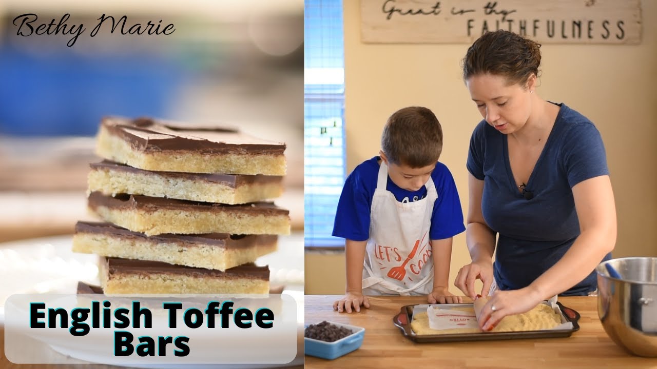 How to make English Toffee Bars - Attention Chocolate lovers!