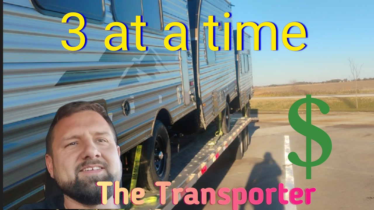 Перевозка автодомов. Перевозка троих в Оклахому. #перевозкадомов #okc #грузоперевозки #ford #тран...