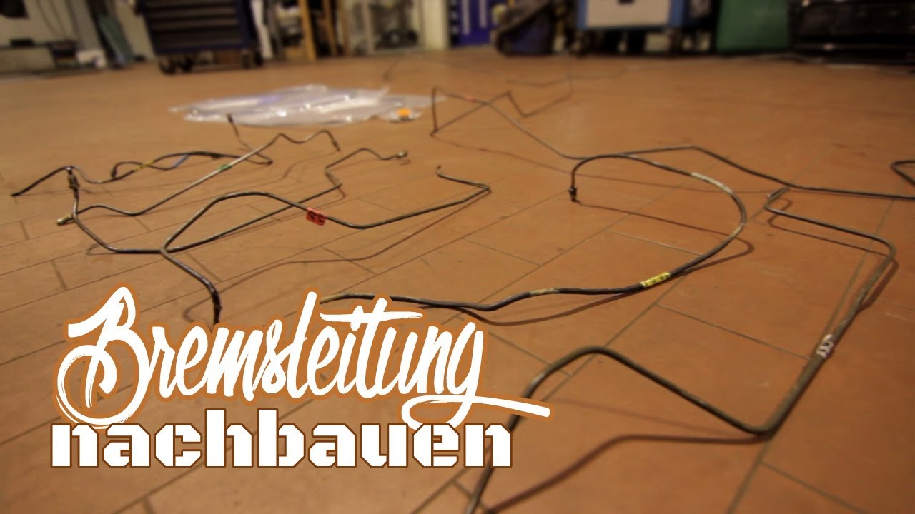 Bremsleitung nachbauen//kürzen, bördeln, biegen - Meterware wird zur Bremsleitung