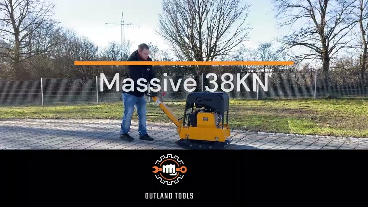 Wacker plate / compactor plate Diesel engine reverse function Lumag RPi38DE 38KN of compaction