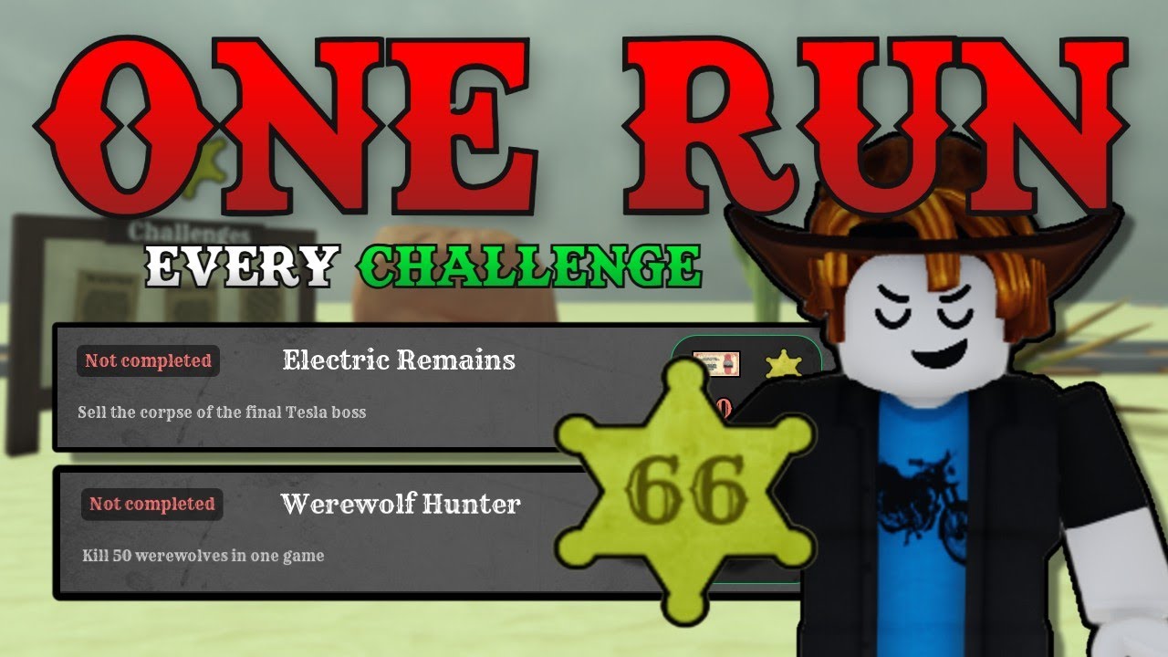 I Completed EVERY Challenge IN ONE RUN in Dead Rails