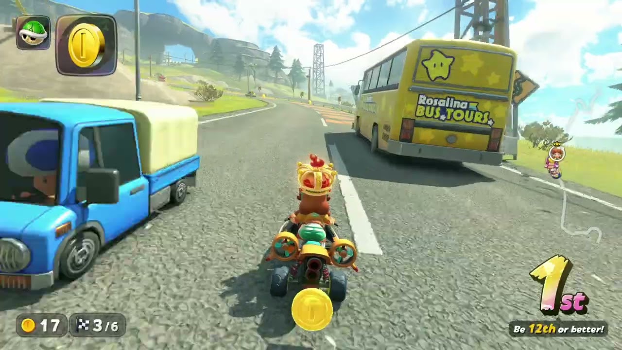 Moon Rally (Daisy) | 150cc Knockout Tour // Mario Kart World