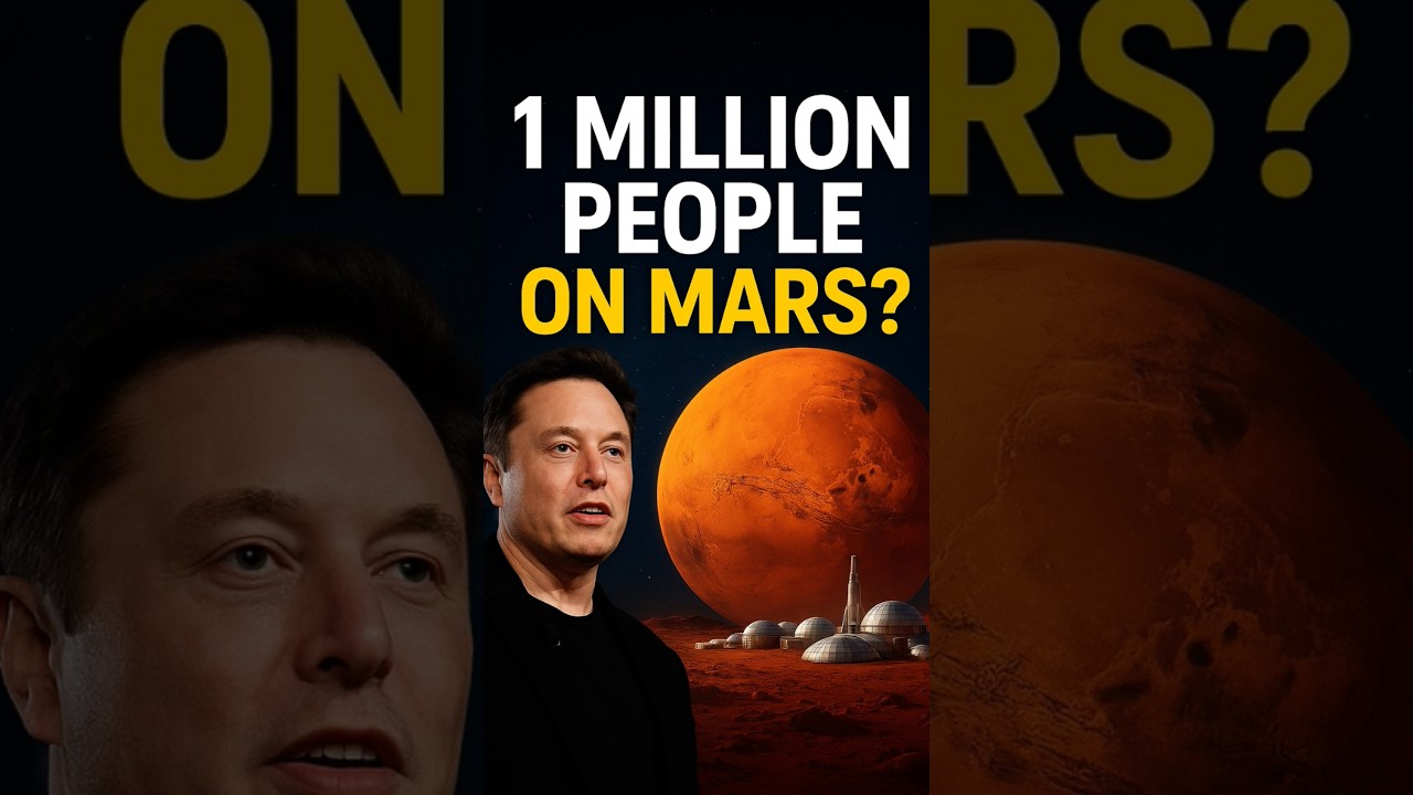 🚀 Elon Musk&rsquo;s Bold Plan: 1 Million People on Mars by 2050? | SpaceX Mars Mission