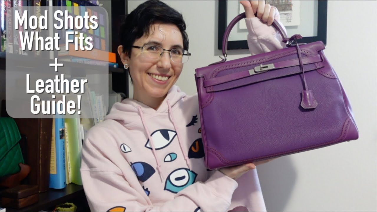 HERMES KELLY 35: THE COMPLETE GUIDE! Mod Shots, What Fits, & Togo vs Swift Leather!