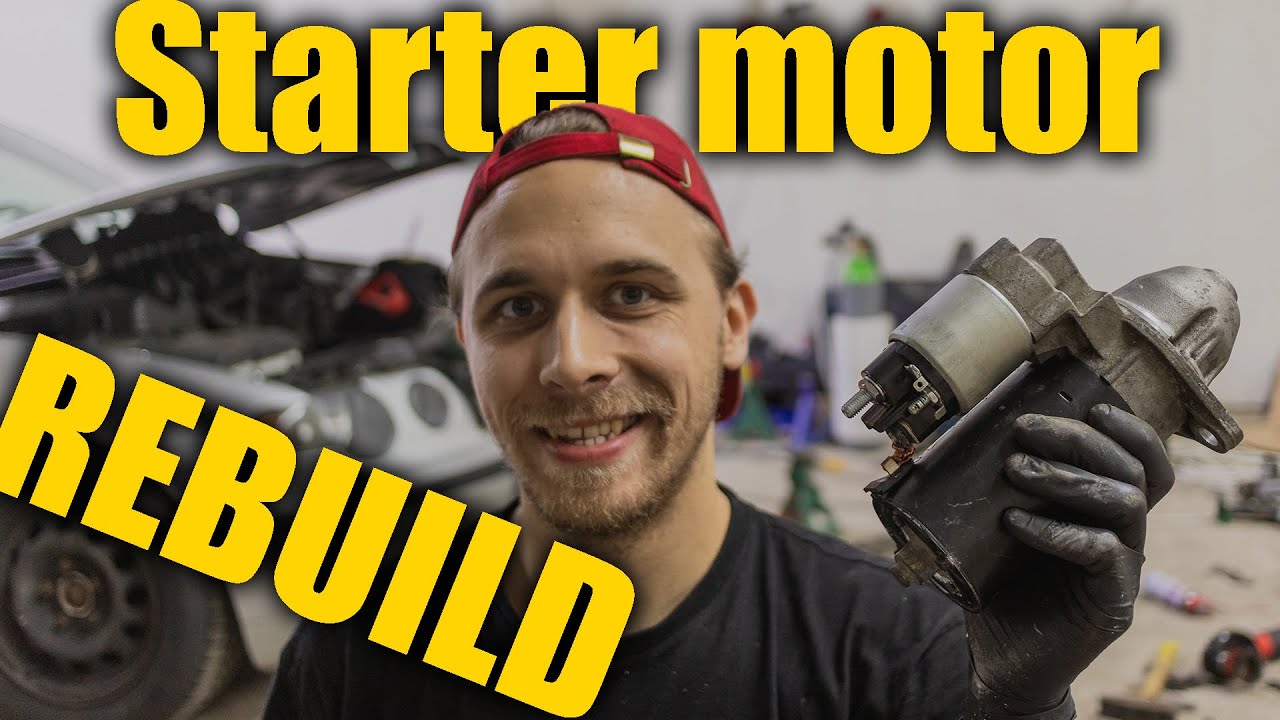 Starter Motor REBUILD - How to - DIY - BMW e46 318ti Compact N42B20