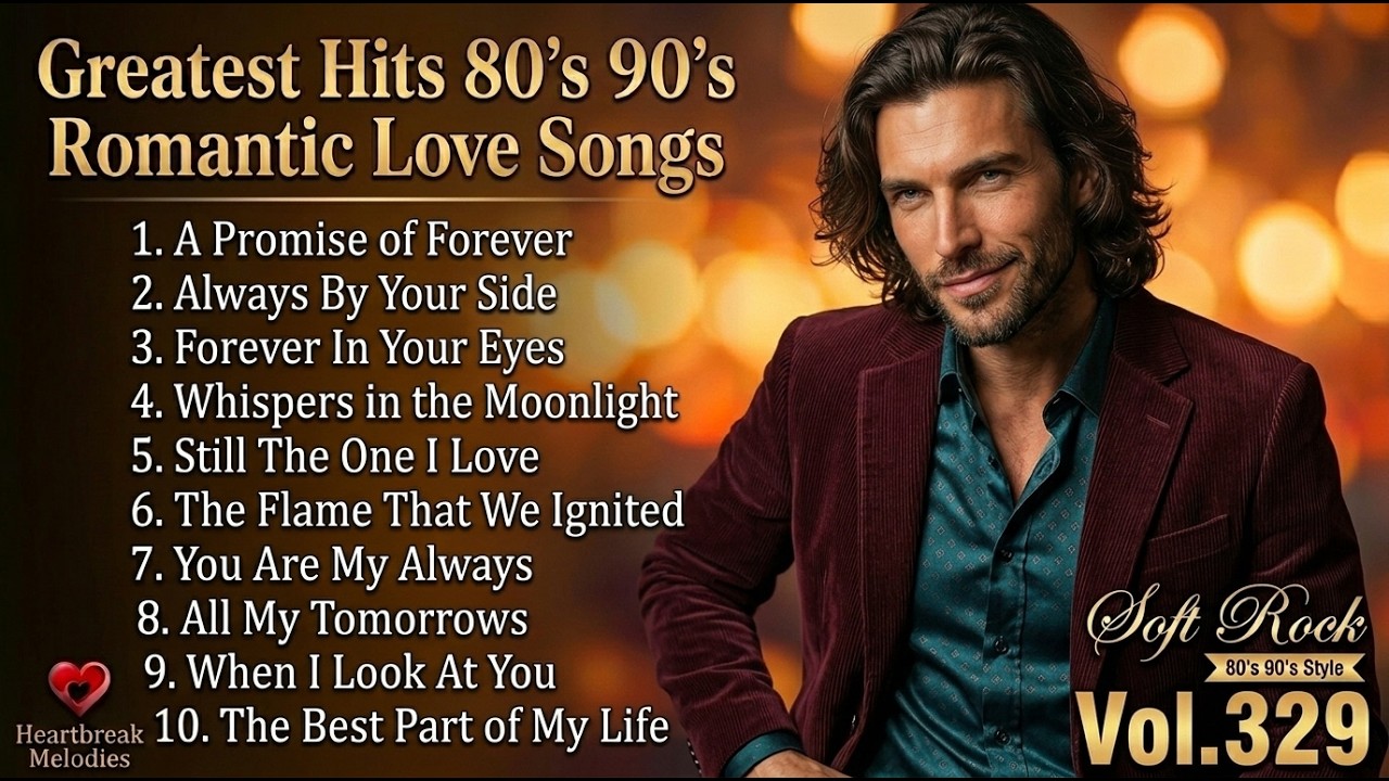 Greatest Hits Romantic Love Songs 💖 Love Songs 80's 90's - Soft Rock Ballads