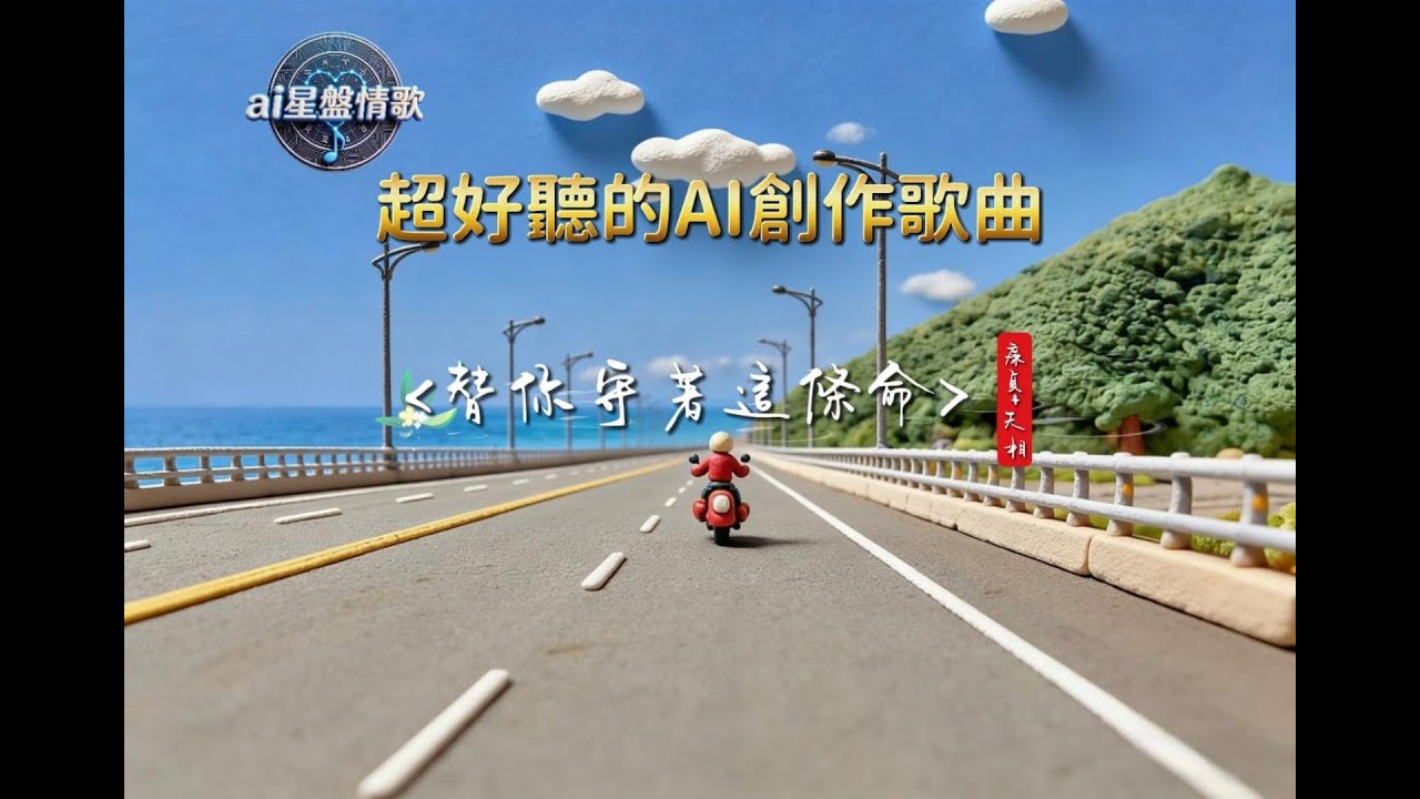 紫微星盤之歌!『為你守住這條命』這首歌，就像『廉貞星+天相星』一樣—他是「在鋼鐵般的自律框架中，嵌入了如絲綢般柔軟的情懷，並在極致的得體與專業中，守護著一方純淨天地的人間雅客」。#AI創作情歌