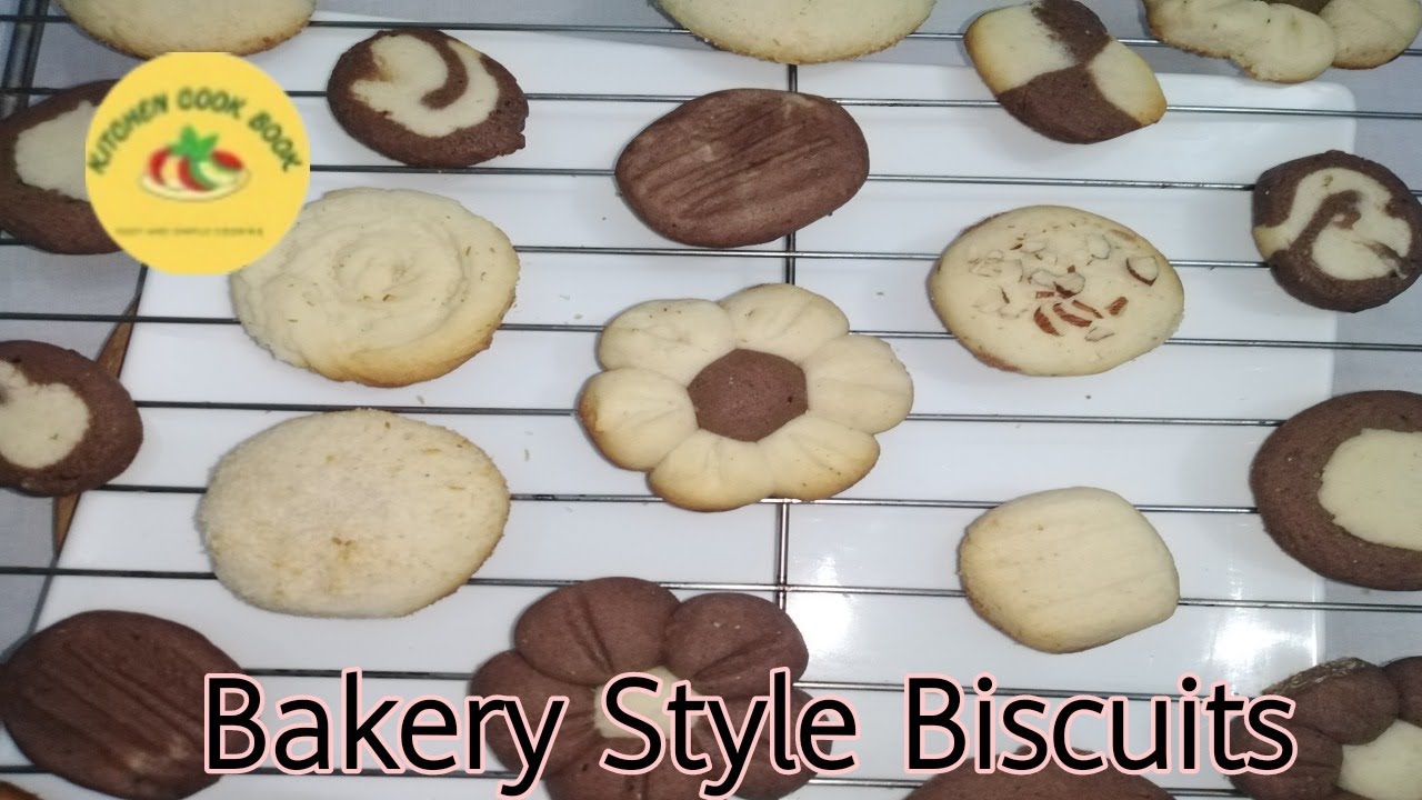 Bakery Style Butter Biscuits | Butter cookies | Chocolate Butter Biscuits | Tea Time Bakery Biscuit