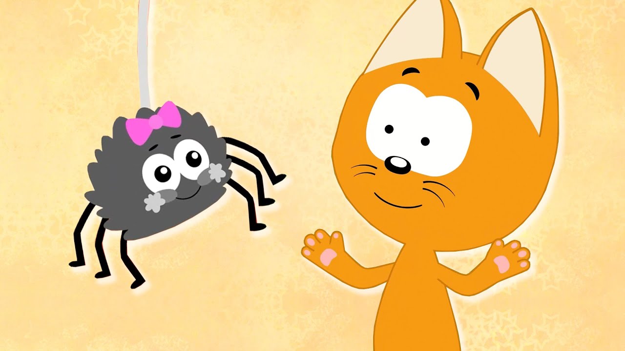 Little Baby Spider | Meow Meow Kitty Nursery rhymes & Kids songs