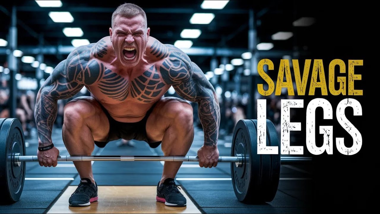 SAVAGE LEGS | Brutal Leg Day Gym Motivation Music