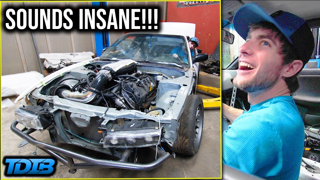 Mustang Swapped Nissan 240SX FINALLY RUNS!