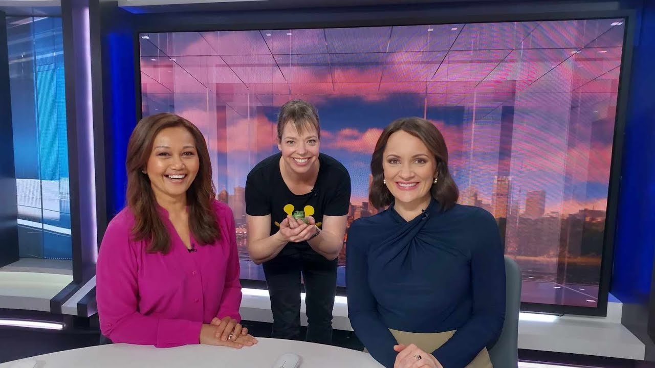 Frog ID Week 2024 on ABC Weekend Breakfast with Dr Jodi Rowley