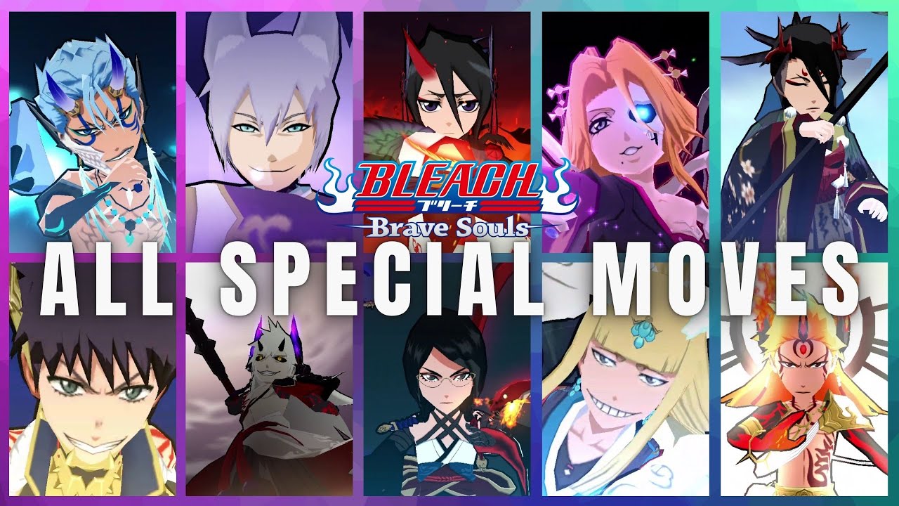 Все специальные движения Общества Духов: Bleach Brave Souls
