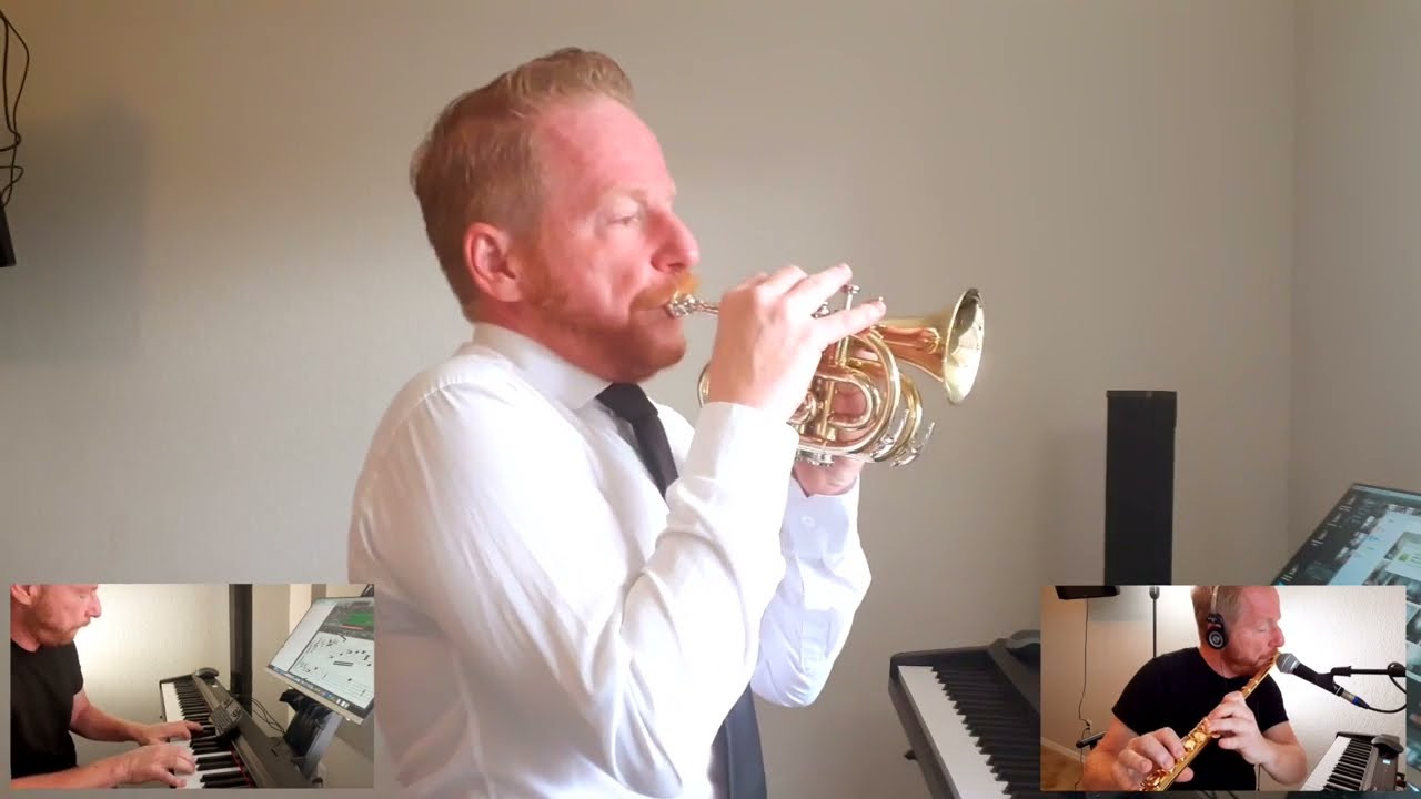 MY WAY - FRANK SINATRA  COVER TRUMPET POCKET, SAXOPHONE and FLUTE and PIANO. EASTROCK pocket trumpet