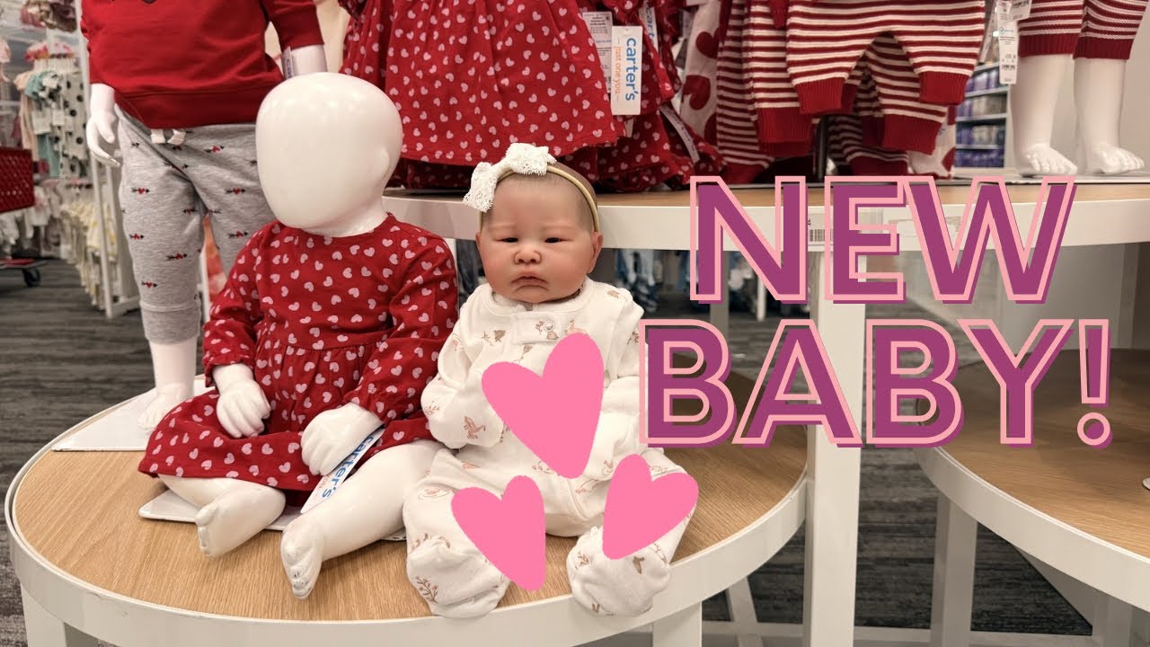 Surprise Baby at TARGET! Reborn Baby Outing & Haul!