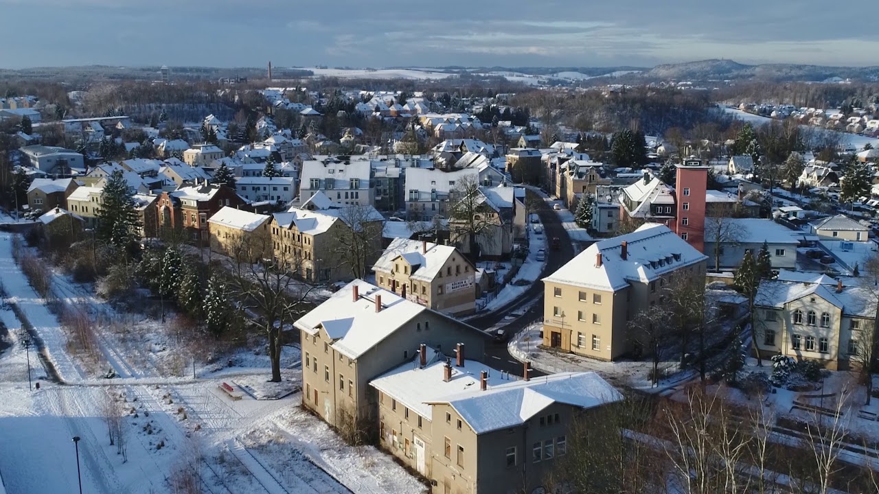 Lugau im Winter Januar 2018. Sieh's Dir in HD an