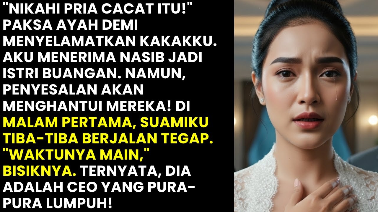 DIPAKSA NIKAH GANTIKAN KAKAK, AKU RELA PUNYA SUAMI LUMPUH. MALAM PERTAMA SYOK TERNYATA DIA CEO!