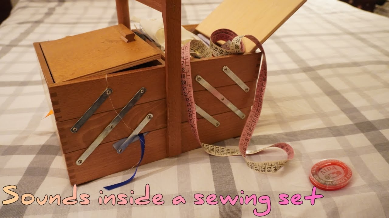 How many sounds does a SEWING SET hide inside? - Bubble ASMR 4K