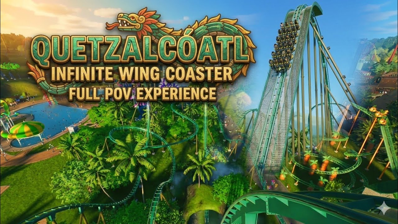 Quetzalcóatl Infinite Wing Coaster - Planet Coaster 2 