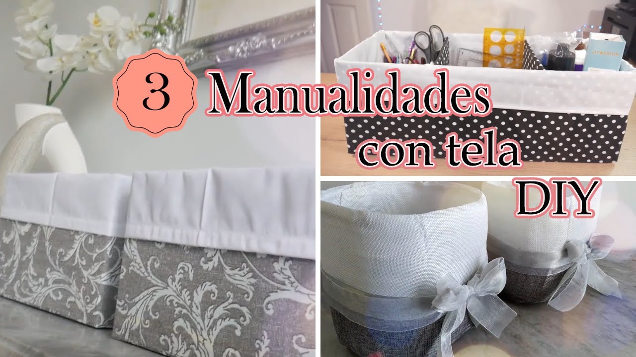 3 WONDERFUL IDEAS WITH FABRIC