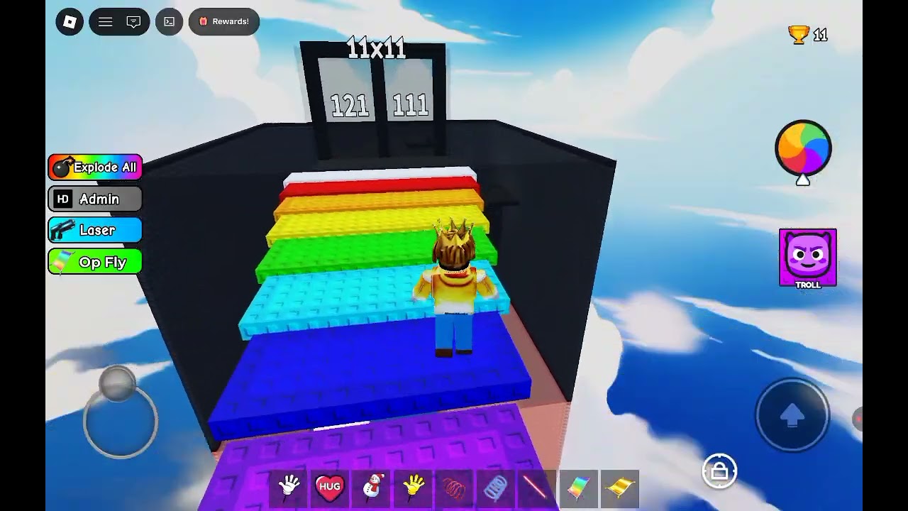 I got 2 flying carpets in math tower on robloxs