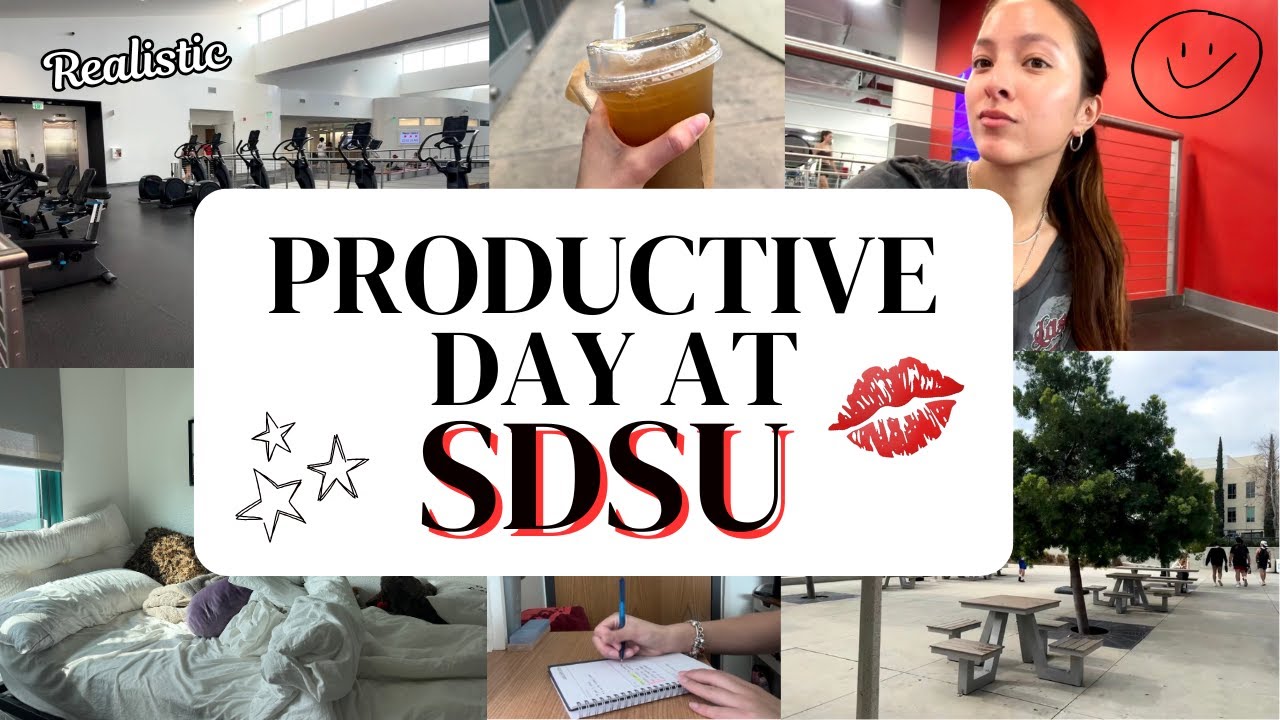 Spend A Productive Day With Me At ☆SDSU☆