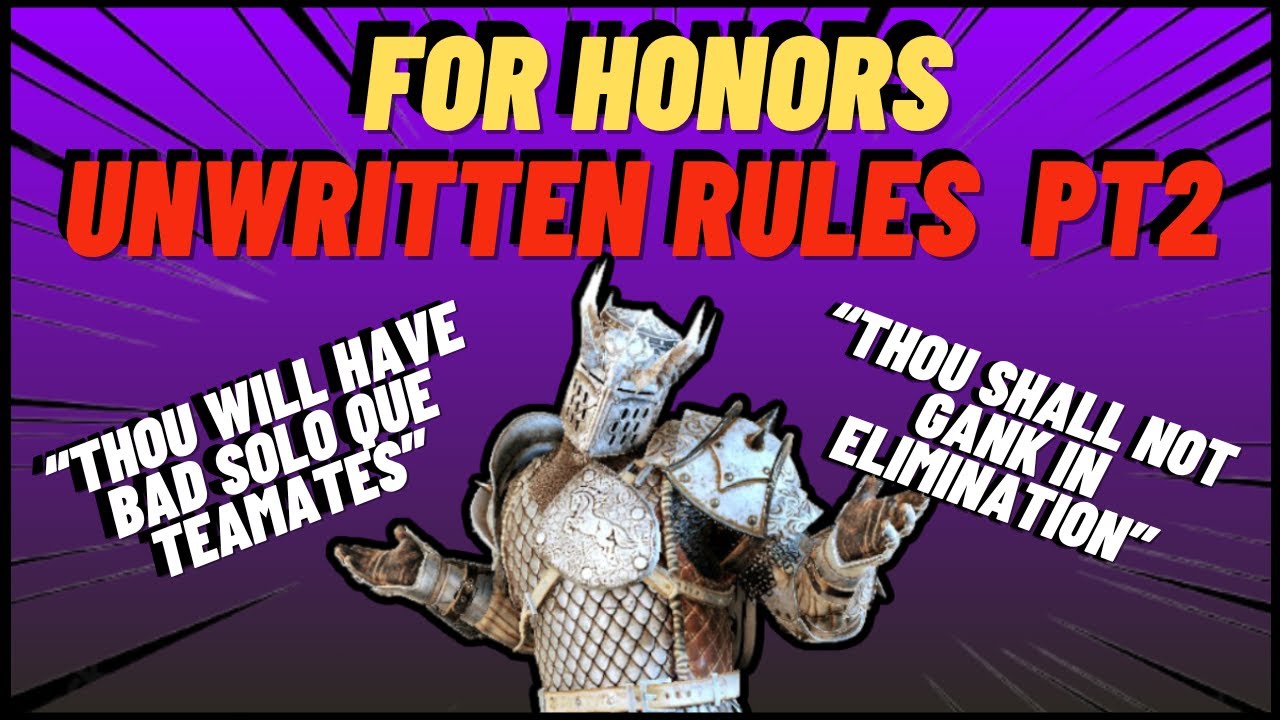 БОЛЬШЕ СКРЫТЫХ ПРАВИЛ For Honors