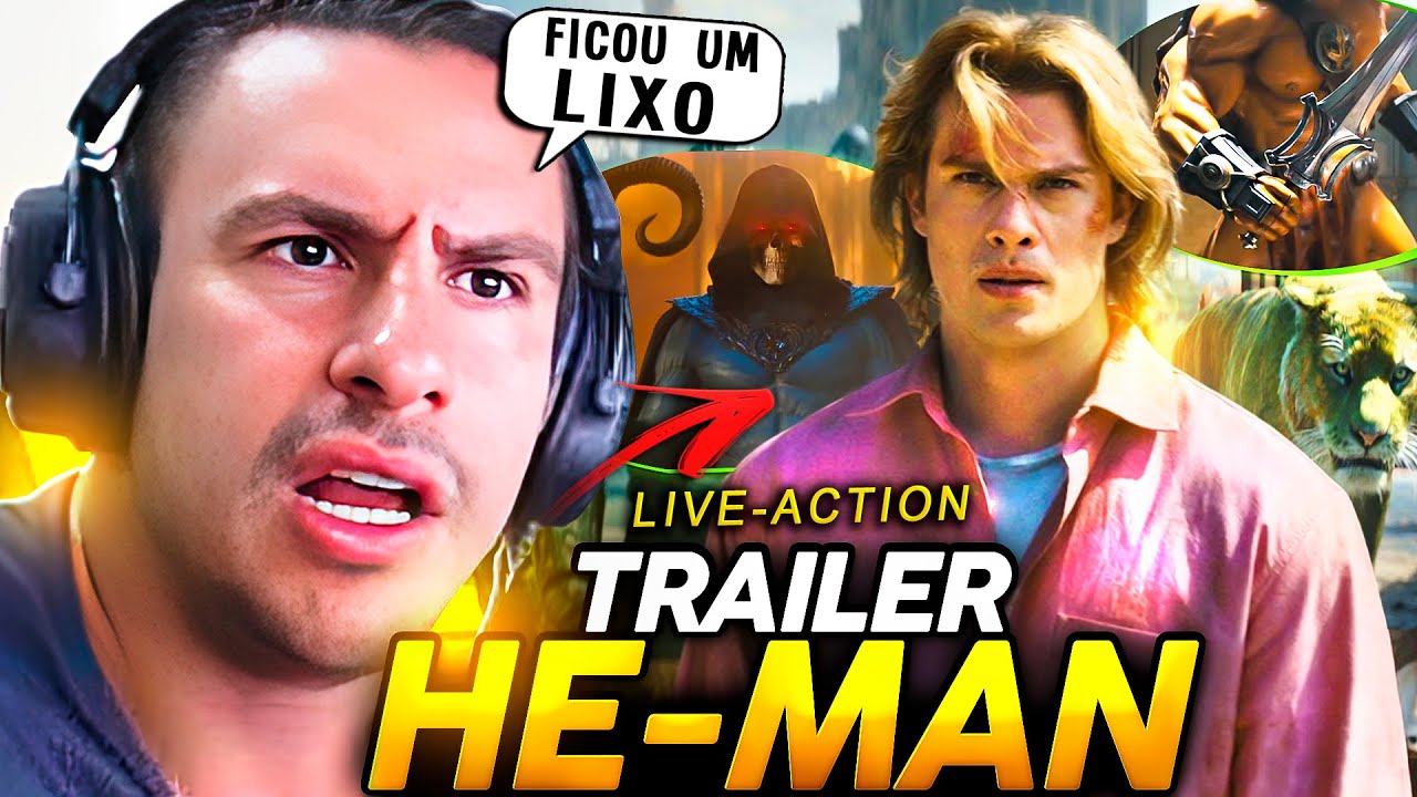 SUPER XANDÃO REAGINDO AO TRAILER DO HE-MAN | MESTRES DO UNIVERSO ( Live-action )