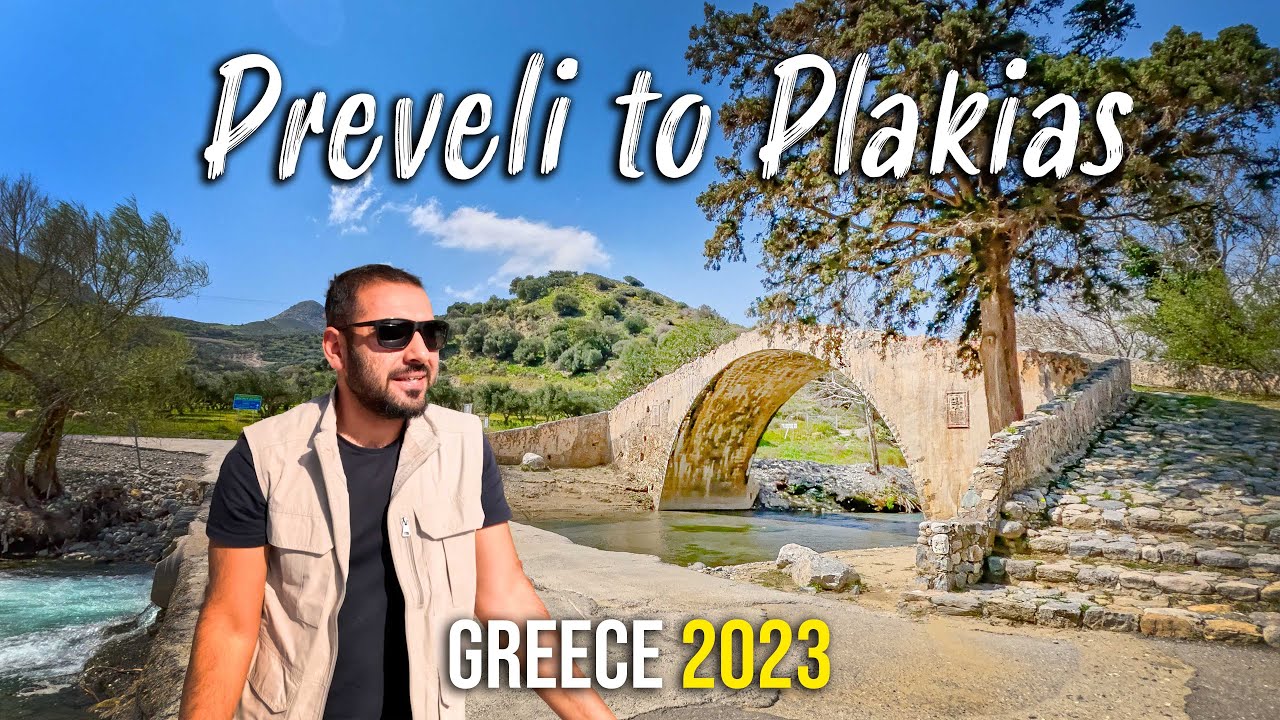 Driving from Preveli Beach to Plakias Kreta, Greece 2023