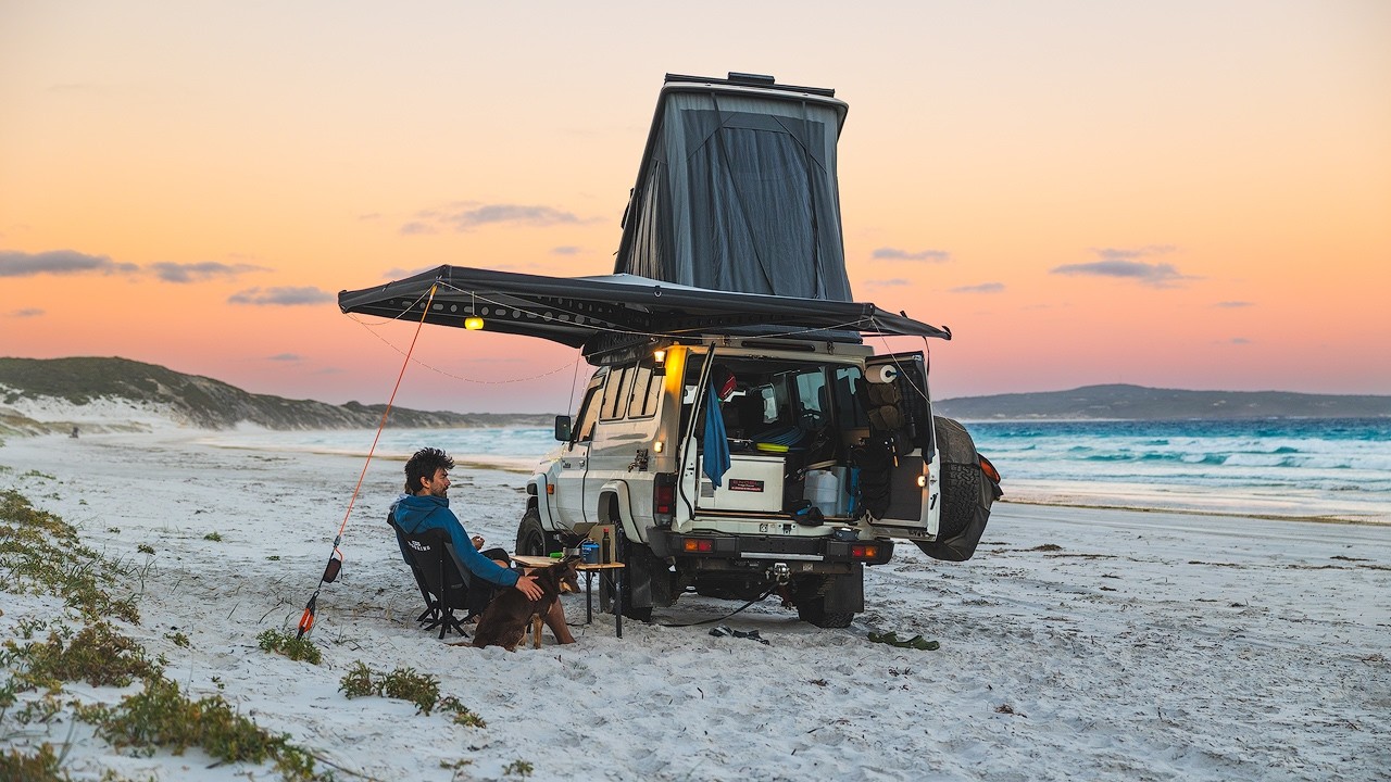 Serene Beach Camping in a Secluded Paradise | Total Relaxation, Nature ASMR