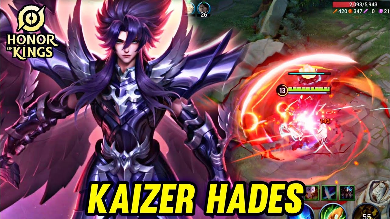 HOK : KAIZER HADES GAMEPLAY | IN CLASH LANE - HONOR OF KINGS