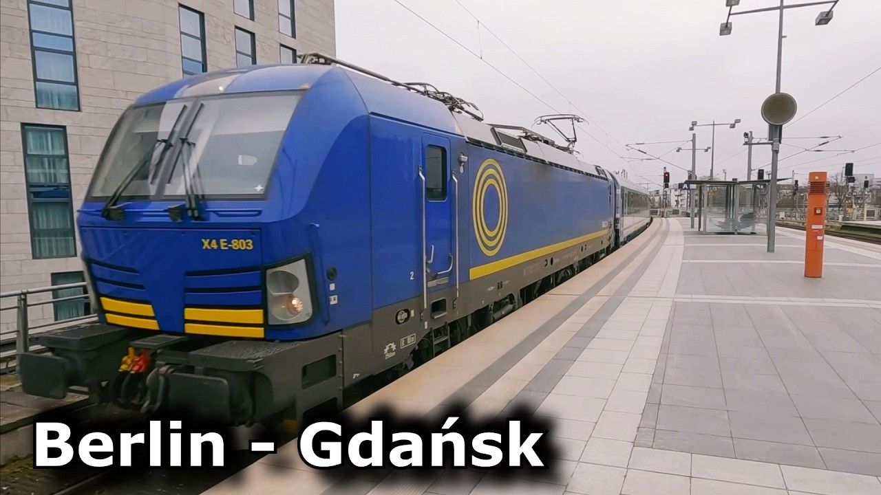 Берлин - Гданьск на поезде EuroCity (EC 231 Gedania)