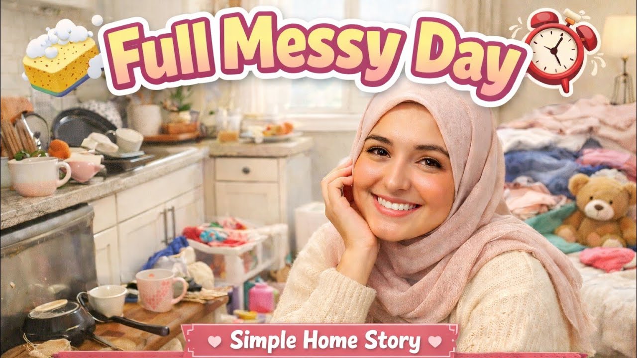 Full Messy Day#Simple Home Stories#Real Life#Simple Lady Life Struggle🥰