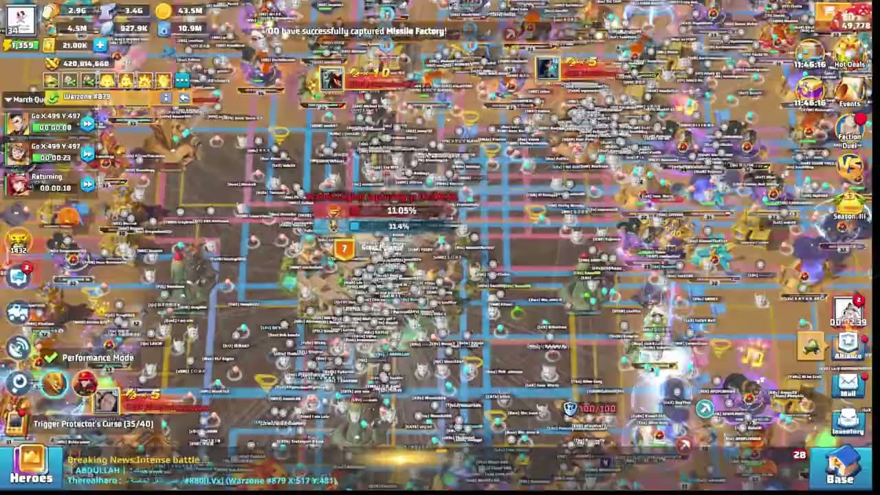 Last War - 4 vs 4 Capital War