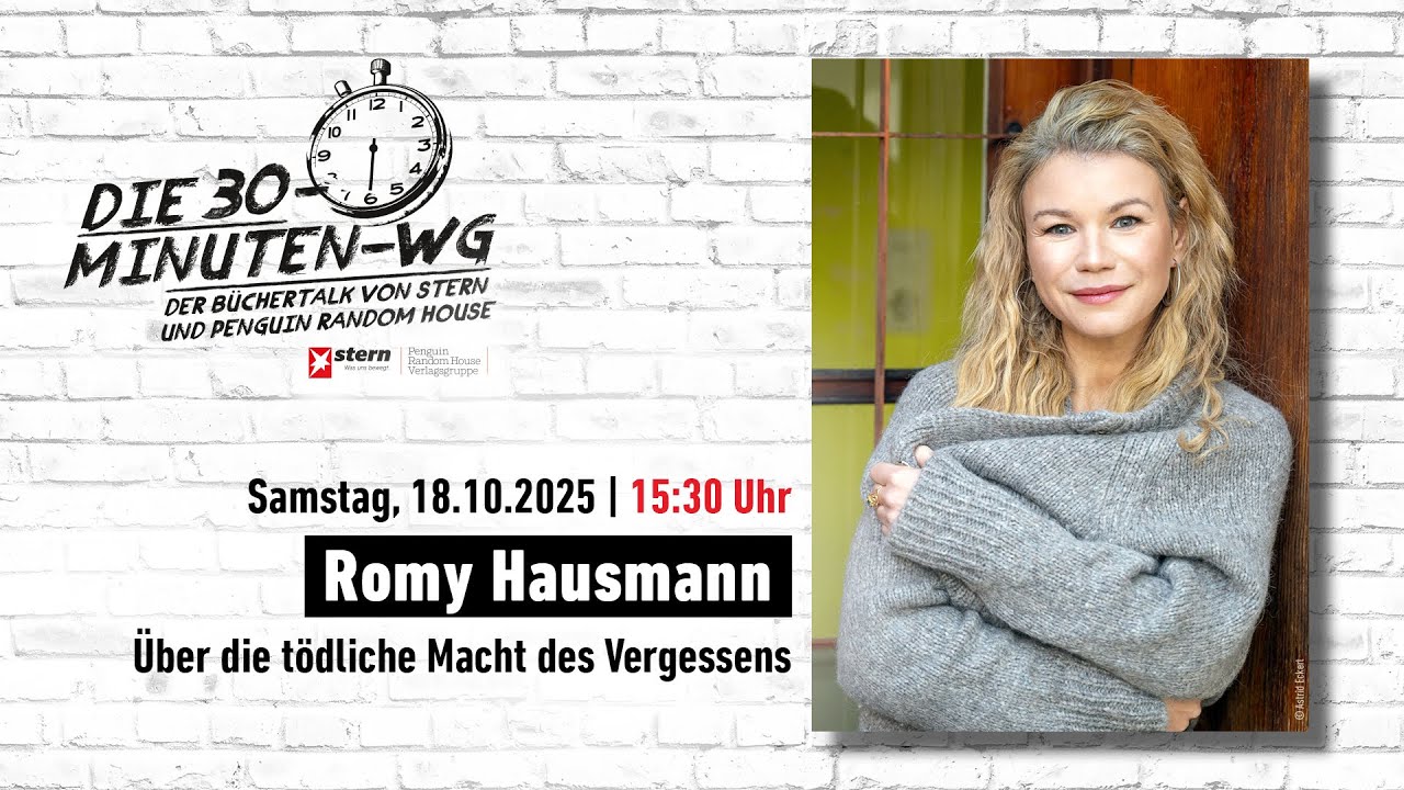 Romy Hausmann - Himmelerdenblau | Die tödliche Macht des Vergessens | 30-Minuten-WG | Buchmesse 2025