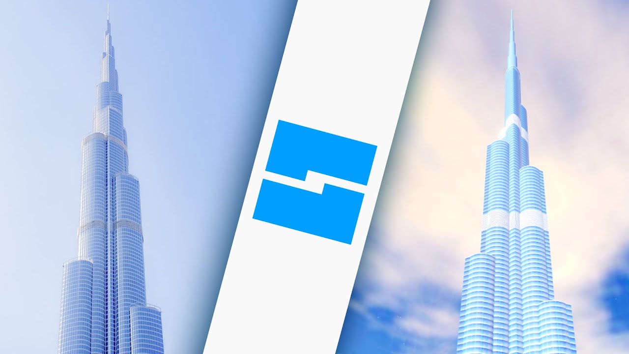 Roblox studio speed build : Burj Khalifa