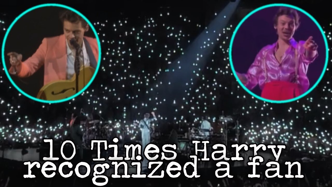 10 Times Harry Styles recognized a fan in the crowd