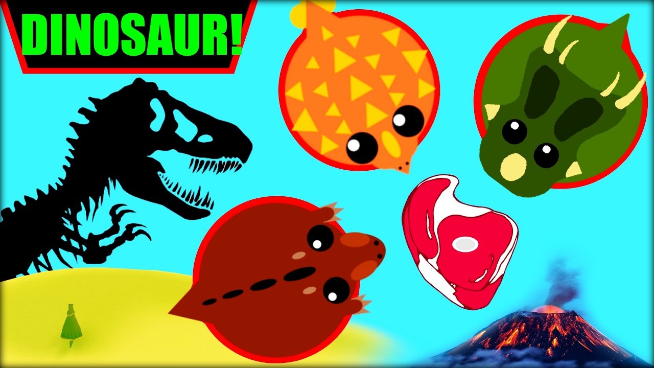 MOPE.IO DINOSAUR BIOME | ALL DINOSAUR ANIMALS IDEAS | MOPE.IO NEW UPDATE(Mope.io)
