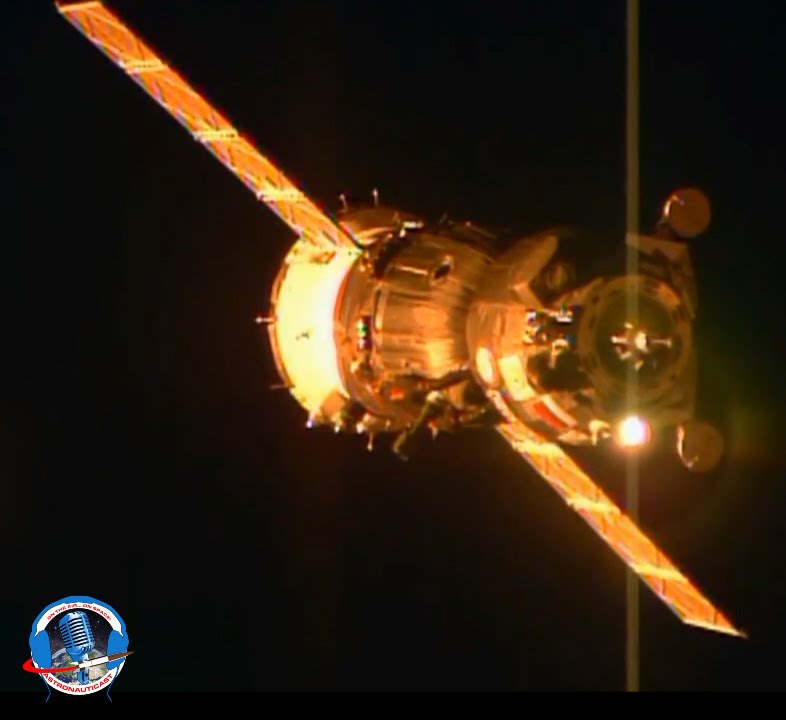 Lo stupore di Samantha Cristoforetti durante il docking della sua Soyuz