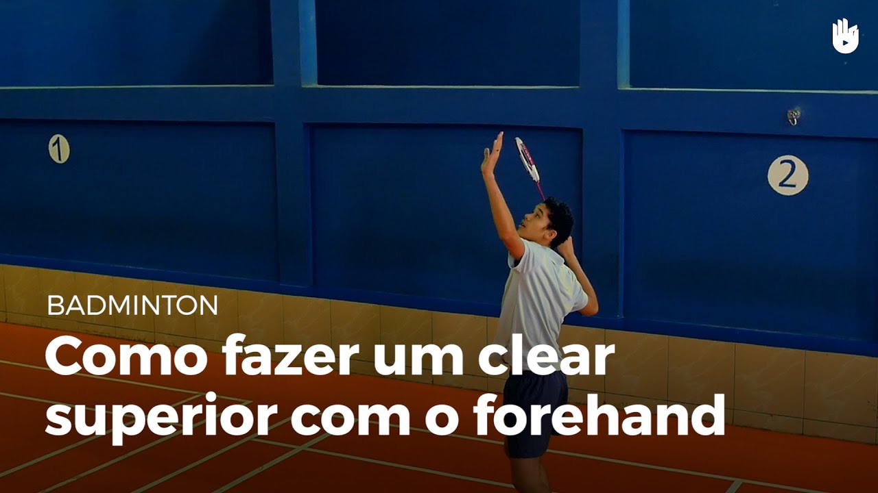 Clear superior com forehand | Badminton