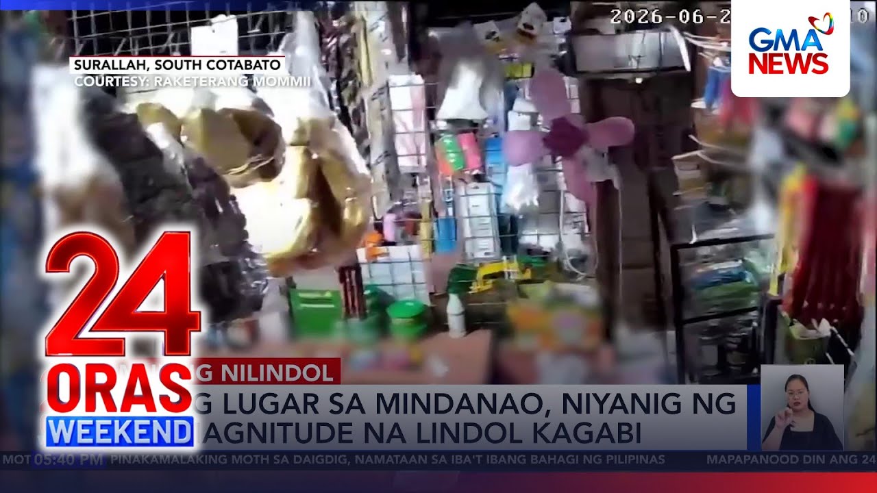 Magnitude 6.5 quake jolts Mindanao | 24 Oras Weekend
