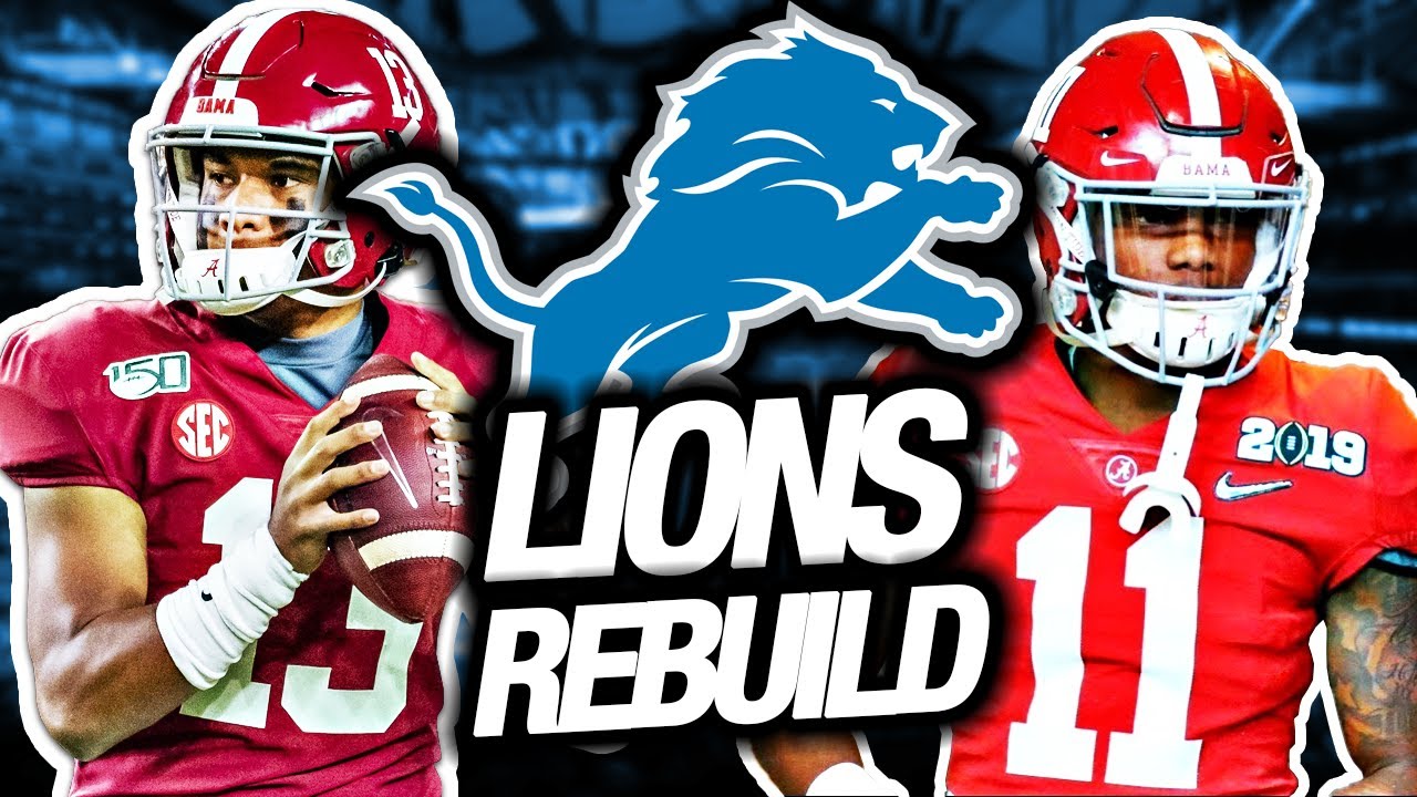 DETROIT LIONS DRAFT TUA TAGOVAILOA! // Madden 20 Rebuild Franchise