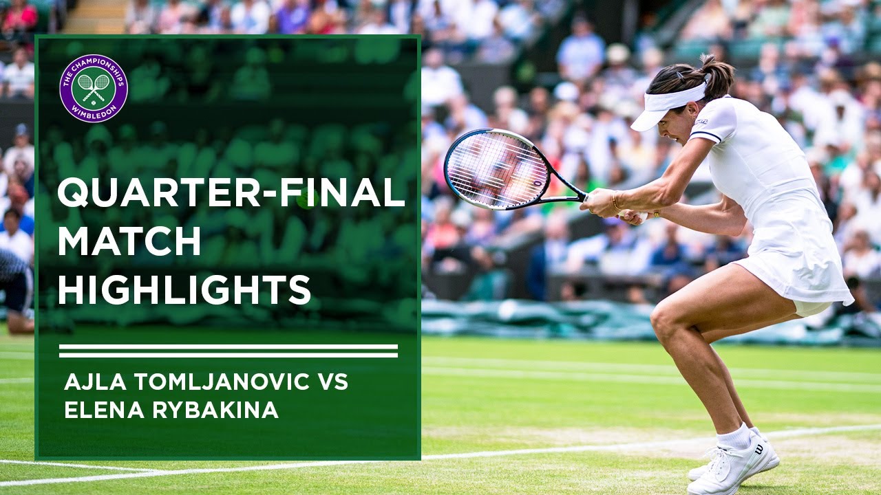 Ajla Tomljanovic vs Elena Rybakina | Match Highlights | Wimbledon 2022