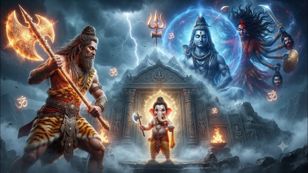 Mysterious |🔱Jab Parshuram Ne Shiv Par Astra Uthaya | Mahakali Ka Bhayankar Roop|Ekdant Ka Rahasya🕉️