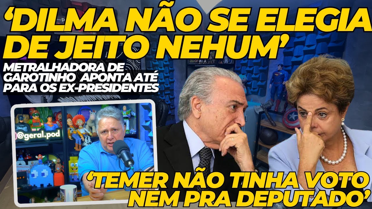 Garotinho não poupa ninguém:“Dilma não se elegia de jeito algum. Temer nem pra deputado. É o Brasil”