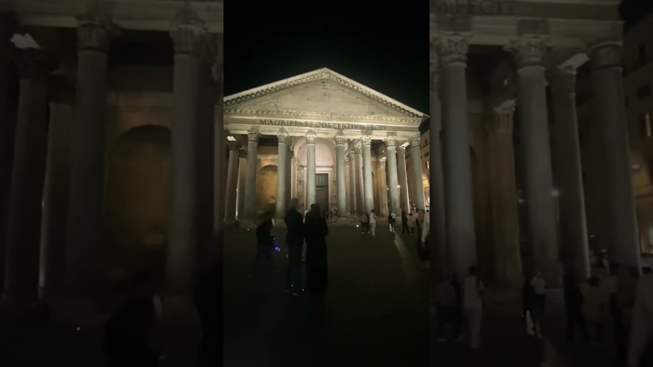 Pantheon, Rome. Hadrian rebuilt the Pantheon from 118-125 AD, structure that largely stands today.