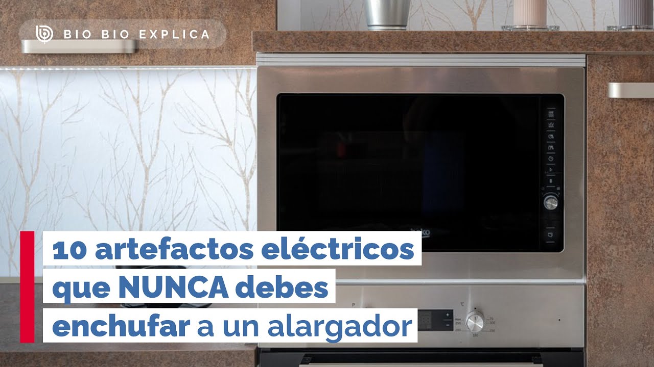 10 artefactos el&eacute;ctricos que NUNCA debes enchufar a un alargador